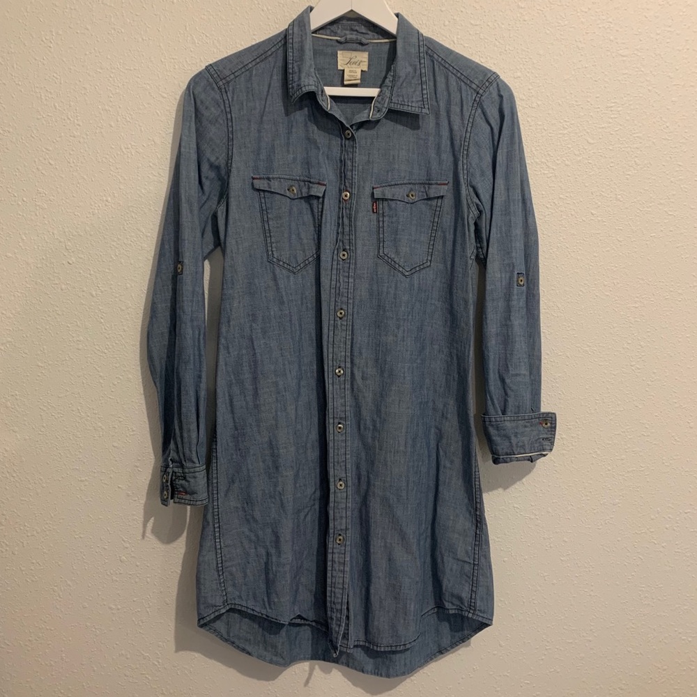 Levi's Demin Shirt Dress - Medium